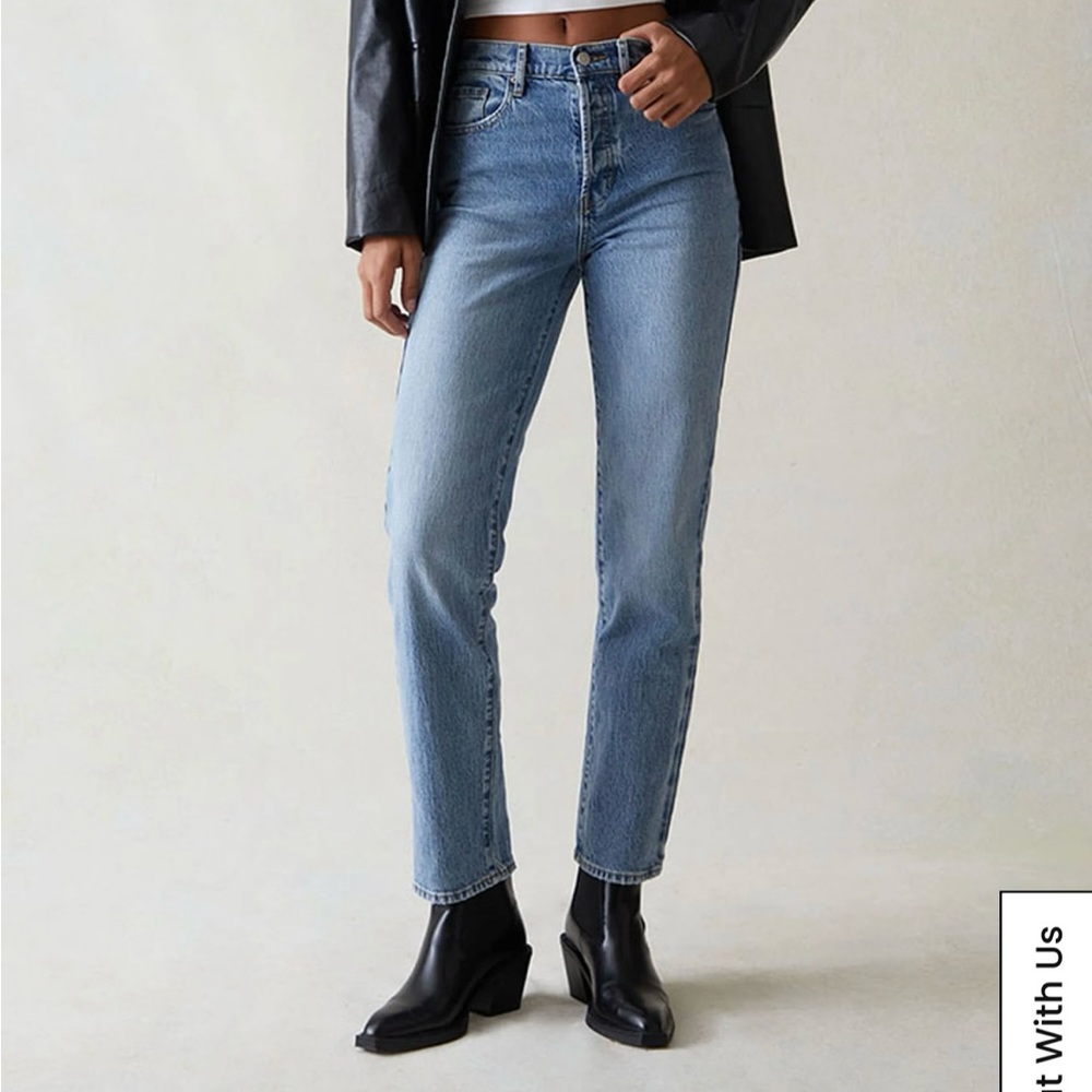 PacSun Eco Stretch Medium Indigo Dad Jeans size 25